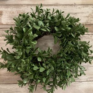 NWT 10" Boxwood Mini Wreath